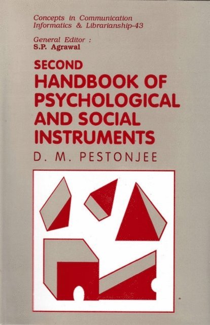 D. M. Pestonjee - Second Handbook Of Psychological And Social Instruments, E-bok
