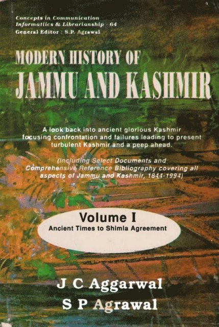 S. P. Agrawal, J. C. Aggarwal - Modern History of Jammu and Kashmir, E-bok