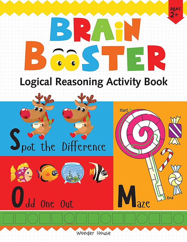 Wonder House Books - Preschool Activity Book Brain Booster, Häftad