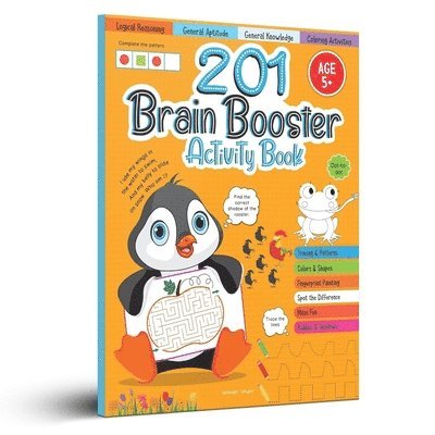 Wonder House Books - 201 Brain Booster Activity Book - Fun Activities and Exercises For Children: Tracing & Pattern, Colors & Shapes, Maze, Häftad