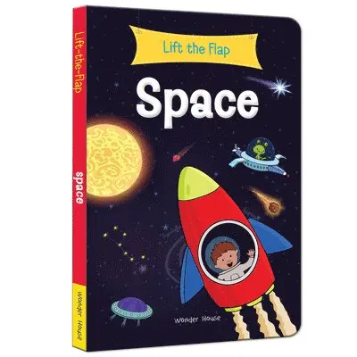 Wonder House Books - Space, Kartonnage. Tillgänglighet: Tillfälligt slut