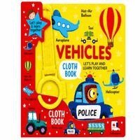 Vehicles Cloth Book For Early Learning And Interactive Education For Kids