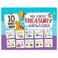 My First Treasury Of Knowledge: Library Boxset Of 10 Beautifully Picture & Activity Board Books For Preschool & Nursery - Childrens Book , Gift For Kids, Toddlers, And Early Learners