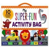 My Super Fun Activity Bag: Set Of 10 Amazing Activity Books - Perfect For Kids, Travel And Gifting / Return Gifts