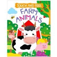 Touch And Feel Board Book: Farm Animals- Interactive Touch & Feel Book For Kids