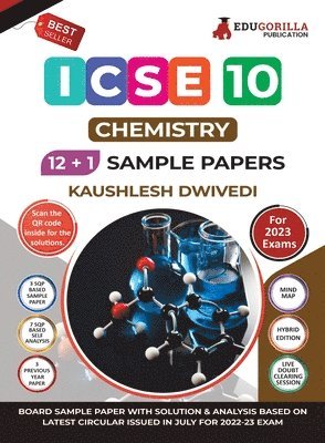 Kaushlesh Dwivedi - ICSE Class X - Chemistry Sample Paper Book 12 +1 Sample Paper According to the latest syllabus prescribed by CISCE, Häftad