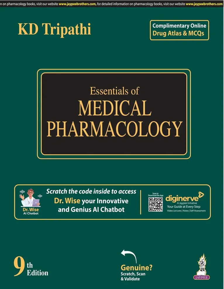KD Tripathi - Essentials of Medical Pharmacology, Inbunden. Tillgänglighet: Lägg i varukorg