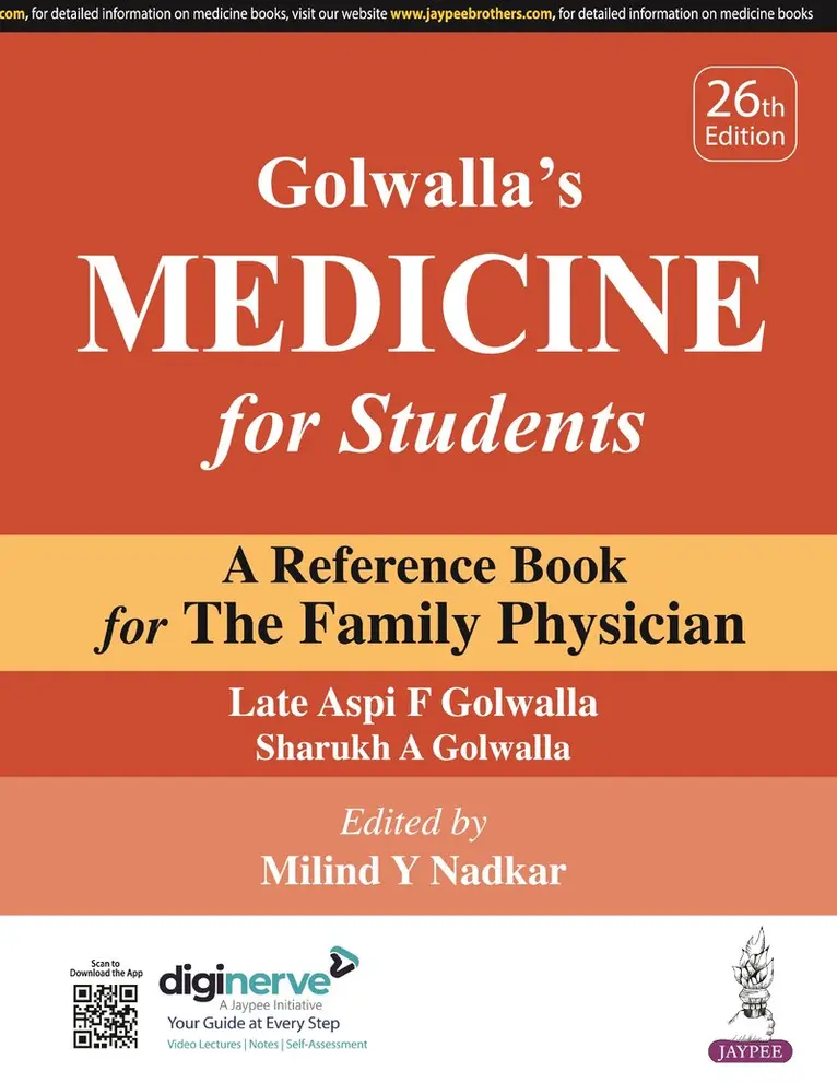 Aspi F Golwalla, Sharukh A Golwalla, Milind Y Nadkar - Golwalla's Medicine for Students, Häftad. Tillgänglighet: Tillfälligt slut