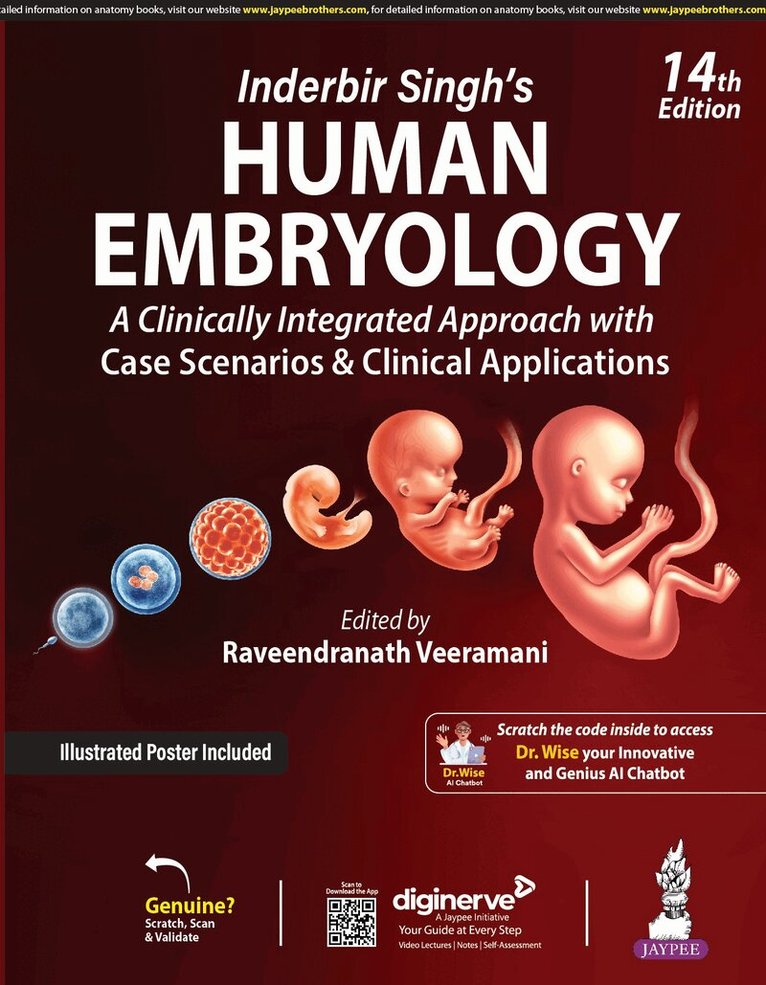 Raveendranath Veeramani - Inderbir Singh's Human Embryology, Häftad