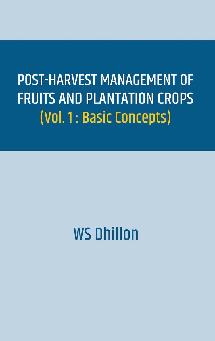 Wasakha Singh Dhillon - Post-harvest Management of Fruits and Plantation Crops (Volume 1), Inbunden