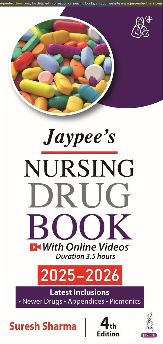 Suresh Sharma - Jaypee's Nursing Drug Book 2025-2026, Häftad