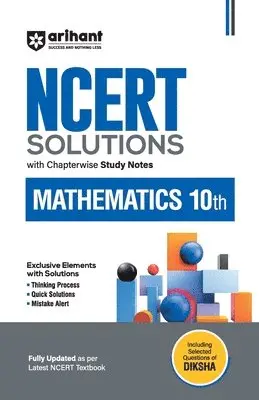 Astha Singhal, Sudarshan Prakash - Arihant NCERT Solutions for Class 10th Mathematics with Chapterwise Study Notes Including Selected Questions of DIKSHA App Fully updated as per latest NCERT Textbook, Häftad. Tillgänglighet: Lägg i varukorg