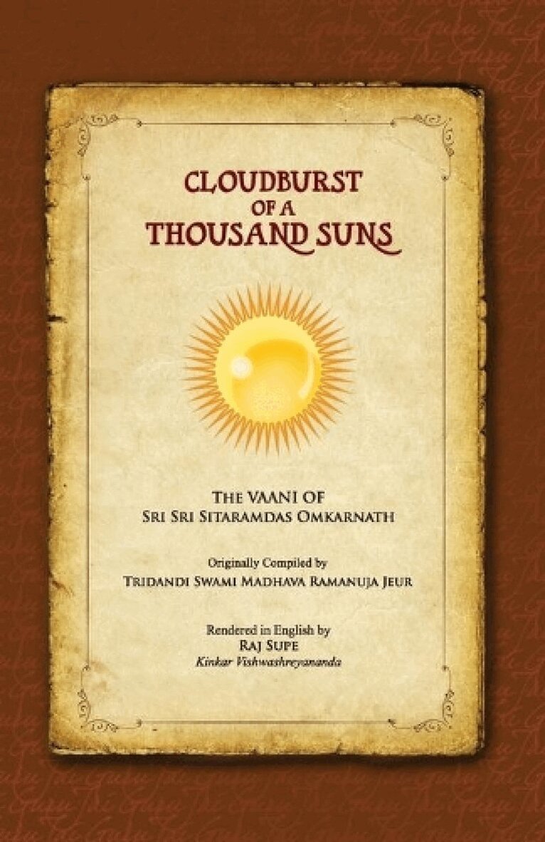 Raj Supe - Cloudburst of a Thousand Suns, Häftad