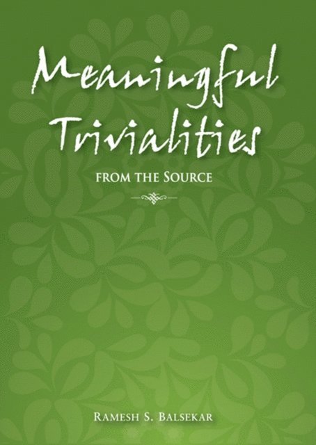 Ramesh S. Balsekar - Meaningful Trivialities From The Source, E-bok
