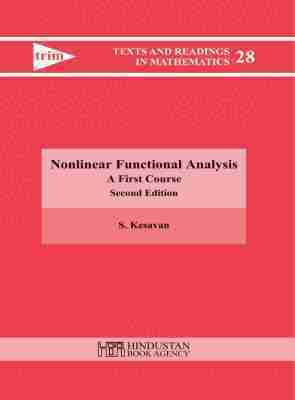 S. Kesavan - Nonlinear Functional Analysis, Häftad. Tillgänglighet: Tillfälligt slut