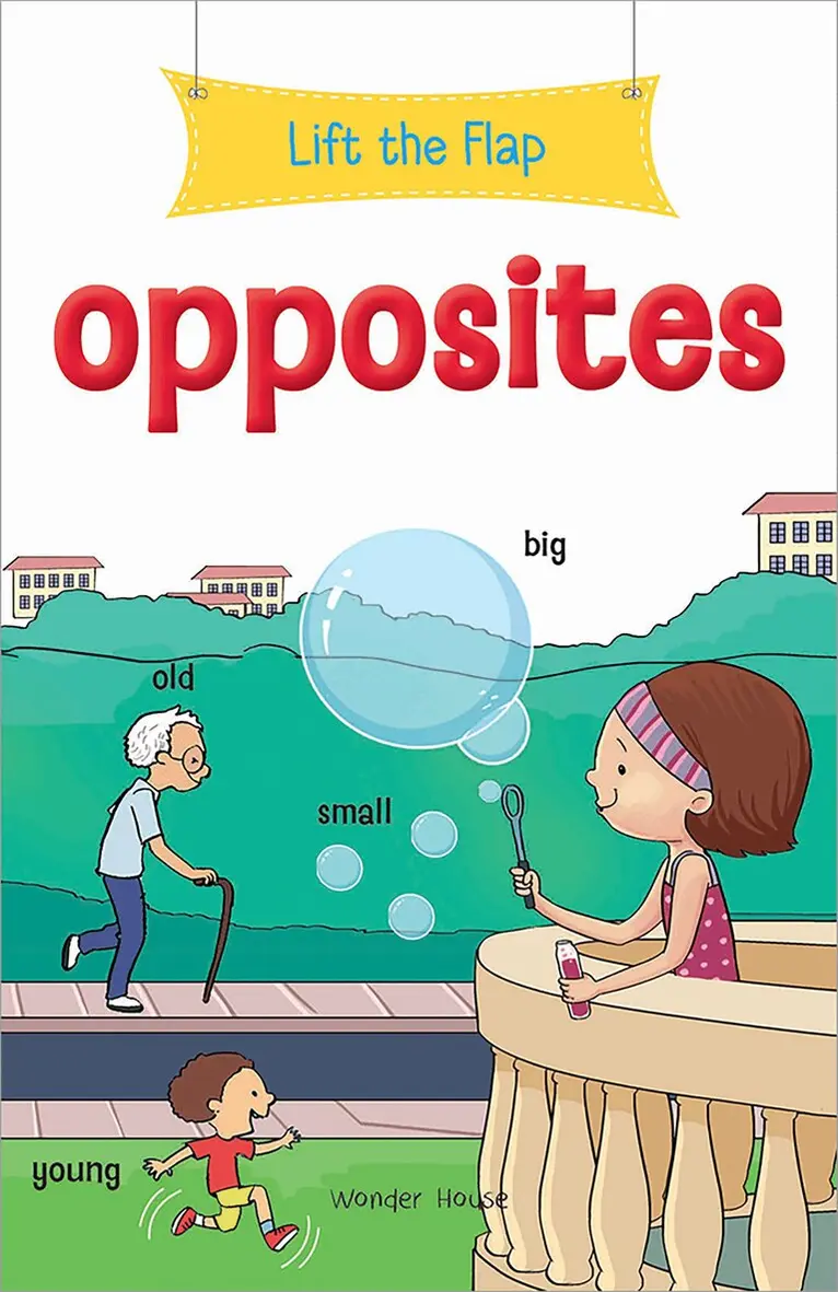Lift the Flap Opposites Early Learning Novelty for Children