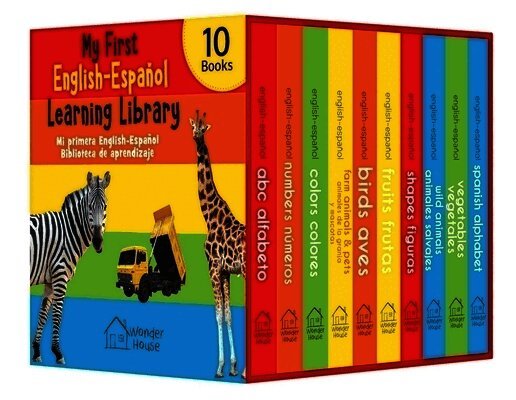 Wonder House Books - My First English-Spanish Learning Library, Inbunden