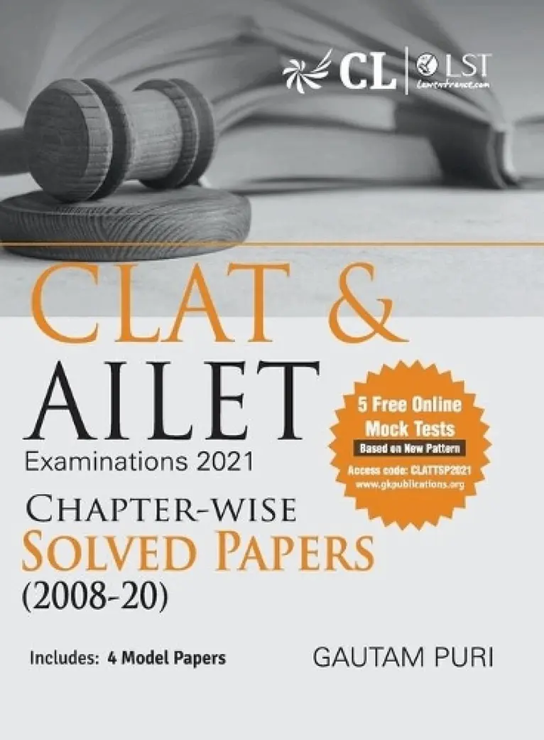 Gautam Puri - Clat & Ailet 2021 Chapter Wise Solved Papers 2008-2020, Häftad. Tillgänglighet: Lägg i varukorg