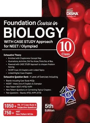 Foundation Course in Biology for Neet/ Olympiad Class 10 with Case Stu