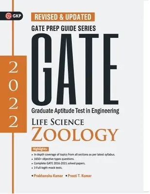 Prabhanshu Kumar, Er. Preeti T. Kumar - Gate 2022 Life Science Zoology- Guide by Dr. Prabhanshu Kumar, Dr. Nibedita Mukhopadhyay, Häftad. Tillgänglighet: Lägg i varukorg