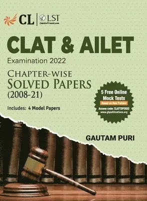 Gautam Puri - Clat & Ailet 2022 Chapter Wise Solved Papers 2008-2021 by Gautam Puri, Häftad. Tillgänglighet: Lägg i varukorg