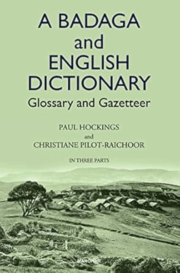 Paul Hockings, Christiane Pilot-Raichoor - Badaga and English Dictionary, Inbunden. Tillgänglighet: Tillfälligt slut