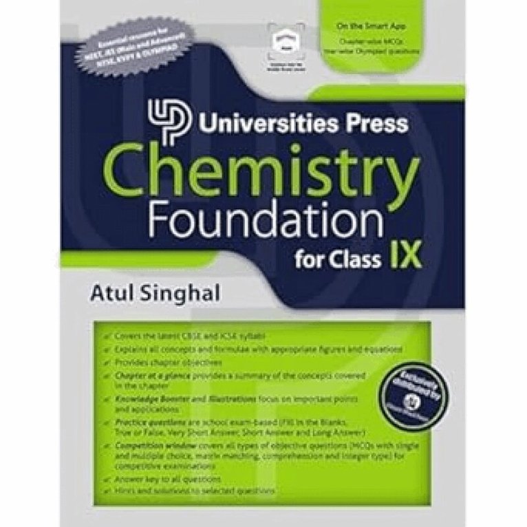 Atul Singhal - Chemistry Foundation for Class IX, Häftad