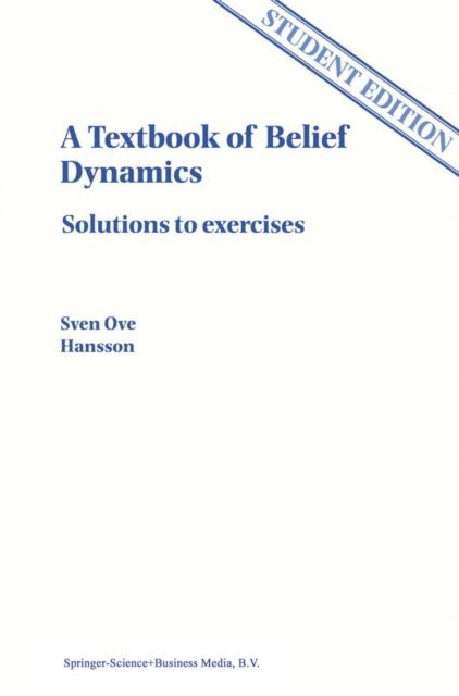 Sven Ove Hansson - Textbook of Belief Dynamics, E-bok