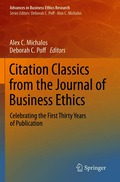 Citation Classics from the Journal of Business Ethics