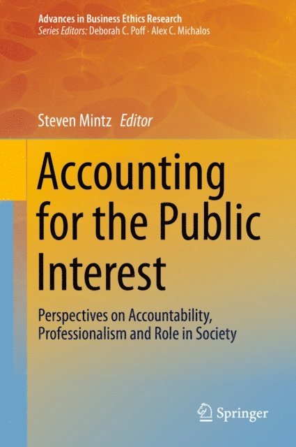 Steven Mintz - Accounting for the Public Interest, E-bok