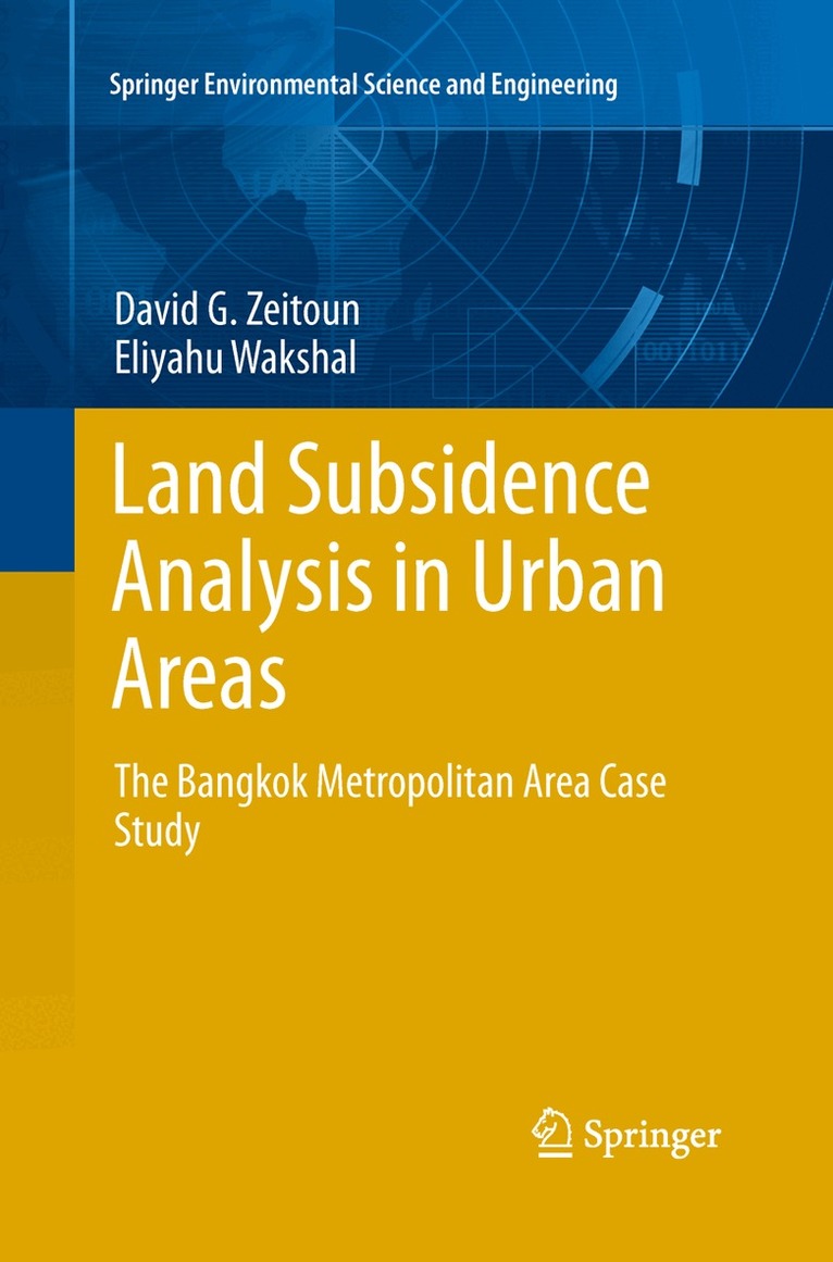 David G. Zeitoun, Eliyahu Wakshal - Land Subsidence Analysis in Urban Areas, Häftad