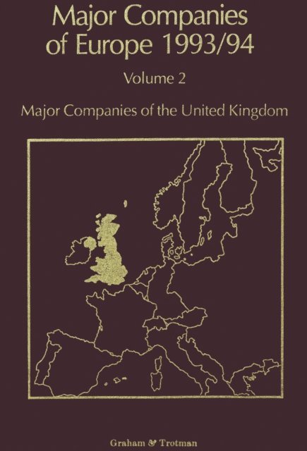 C. P. Wilson, S. E. Hornig, S. Blackburn, A. Wilson, R. M. Whiteside - Major Companies of Europe 1993/94, E-bok