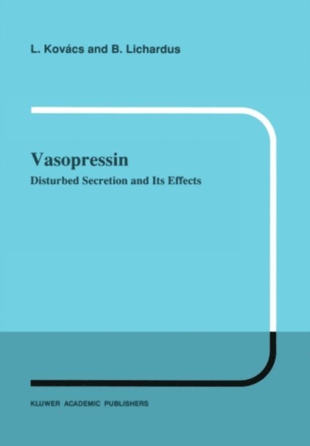 B. Lichardus, L. Kovacs - Vasopressin, E-bok