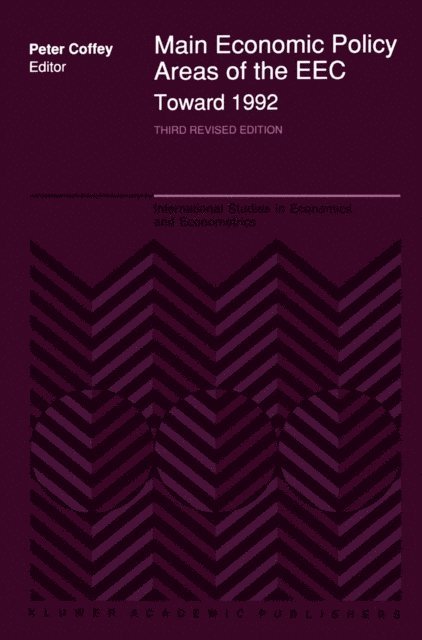 P. Coffey - Main Economic Policy Areas of the EEC - Toward 1992, E-bok