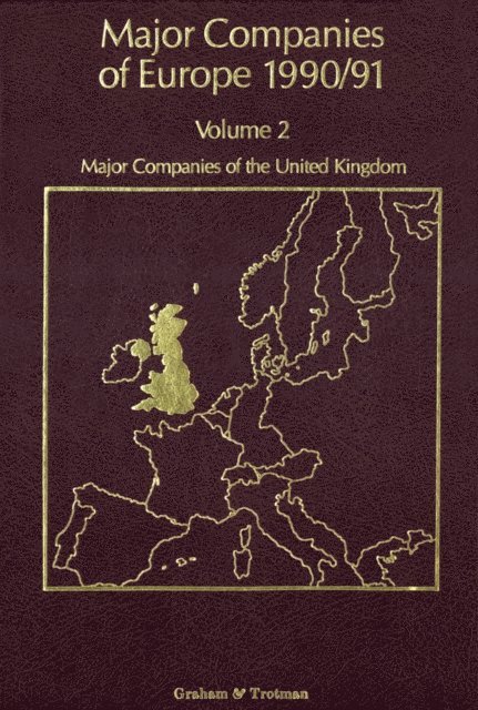 C. P. Wilson, S. E. Hornig, S. Blackburn, A. Wilson, R. M. Whiteside - Major Companies of Europe 1990/91, E-bok