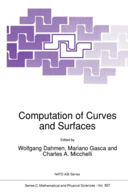 Charles A. Micchelli, Mariano Gasca, Wolfgang Dahmen - Computation of Curves and Surfaces, E-bok