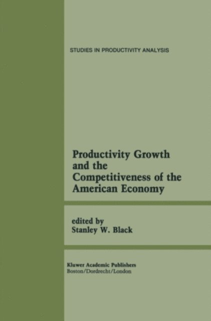 Stanley W. Black - Productivity Growth and the Competitiveness of the American Economy, E-bok