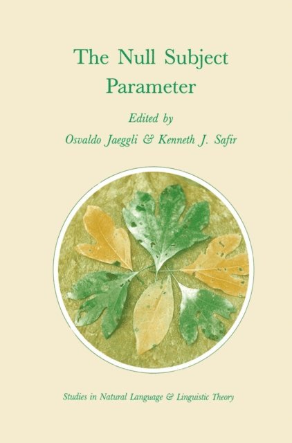 K. Safir, M. Jaeggli - Null Subject Parameter, E-bok