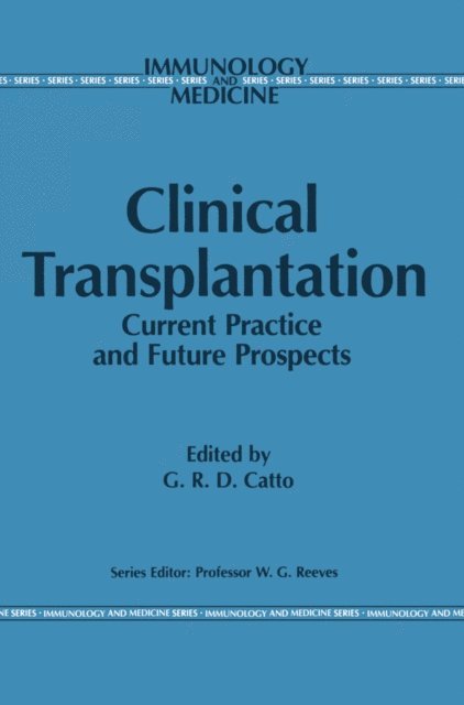 G.R. Catto - Clinical Transplantation, E-bok