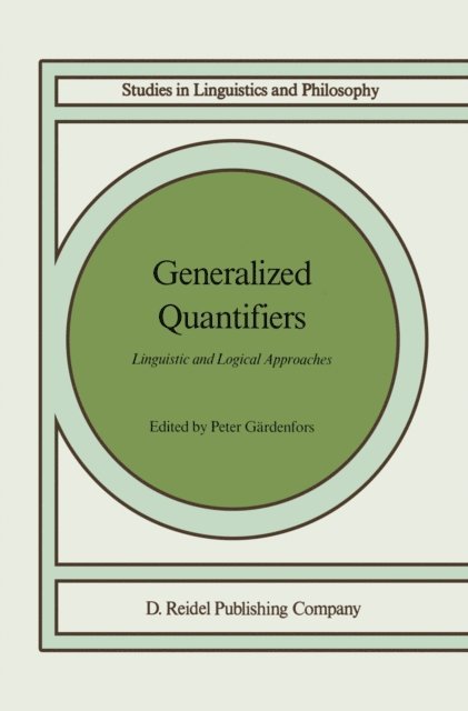 Peter Gardenfors - Generalized Quantifiers, E-bok