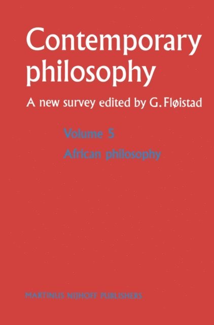 Guttorm Floistad - African Philosophy, E-bok