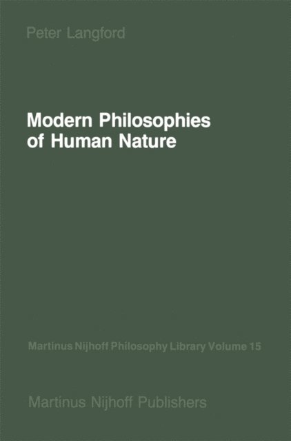 P. Langford - Modern Philosophies of Human Nature, E-bok
