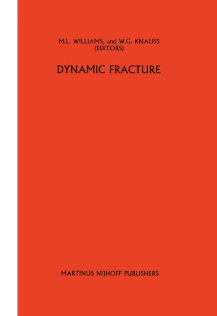 W.G. Knauss, M.L. Williams - Dynamic fracture, E-bok