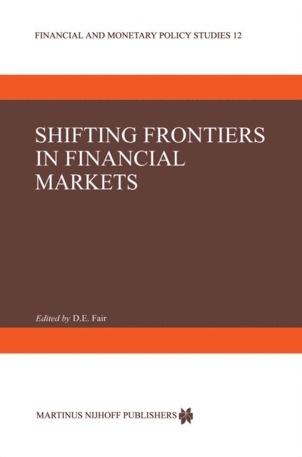 D.E. Fair - Shifting Frontiers in Financial Markets, E-bok