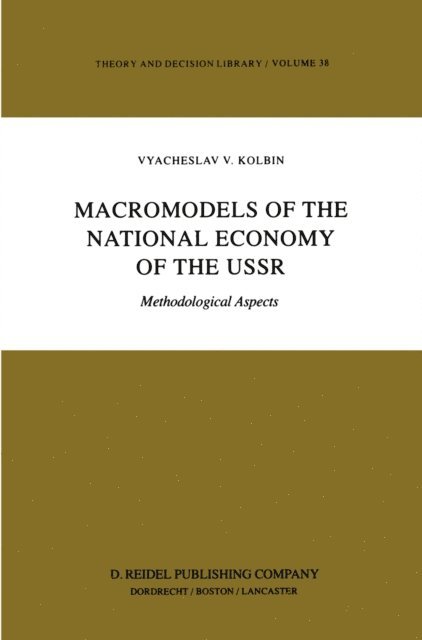 V.V. Kolbin - Macromodels of the National Economy of the USSR, E-bok