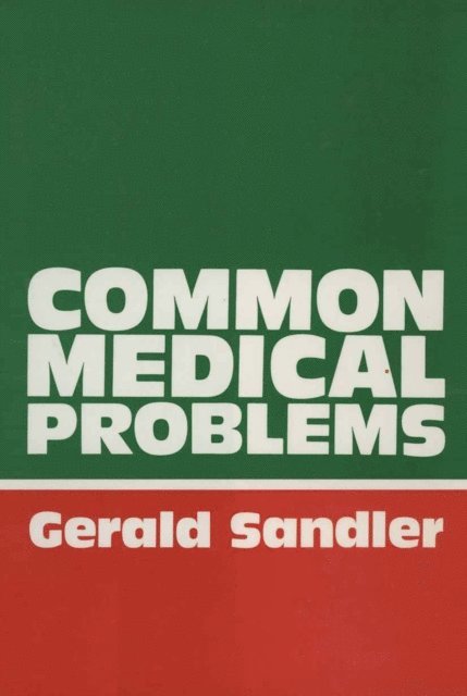 G. Sandler - Common Medical Problems, E-bok