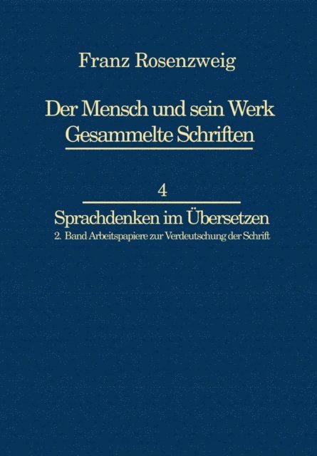 Rachel Bat-Adams, U. Rosenzweig - Franz Rosenzweig Sprachdenken, E-bok