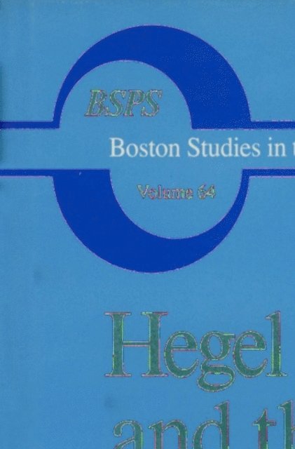 Marx W. Wartofsky, Robert S. Cohen - Hegel and the Sciences, E-bok