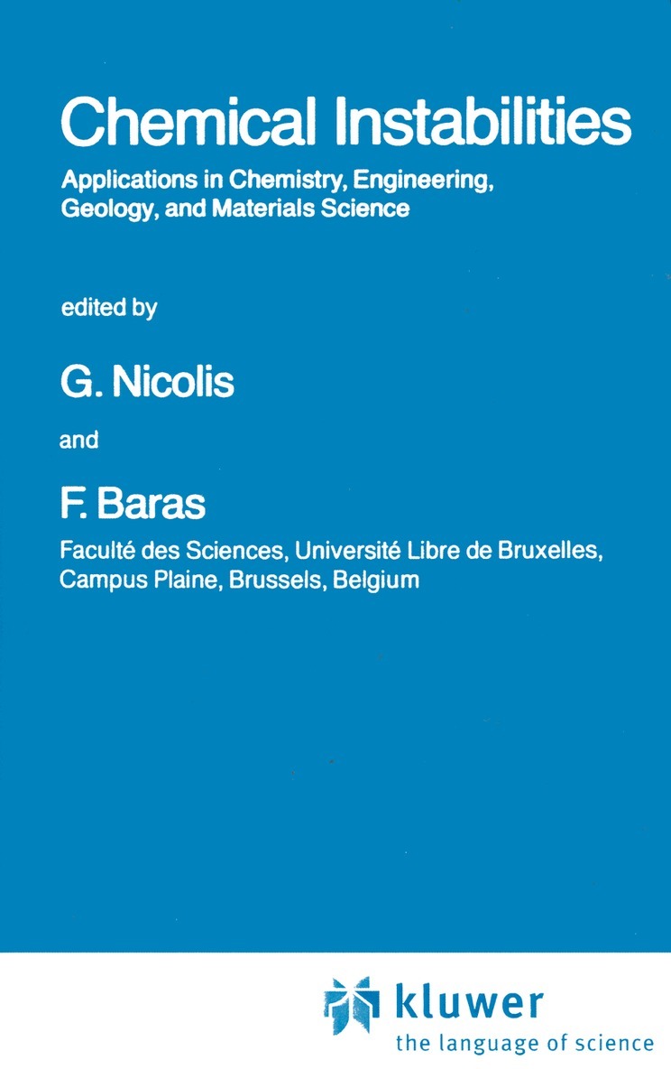 G. Nicolis, F. Baras - Chemical Instabilities, Häftad
