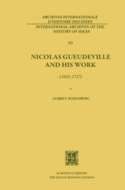A. Rosenberg - Nicolas Gueudeville and His Work (1652-172?), E-bok. Tillgänglighet: Lägg i varukorg